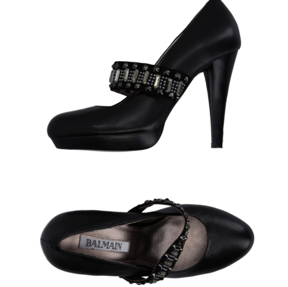Balmain Shoes - Balmain Black Pumps